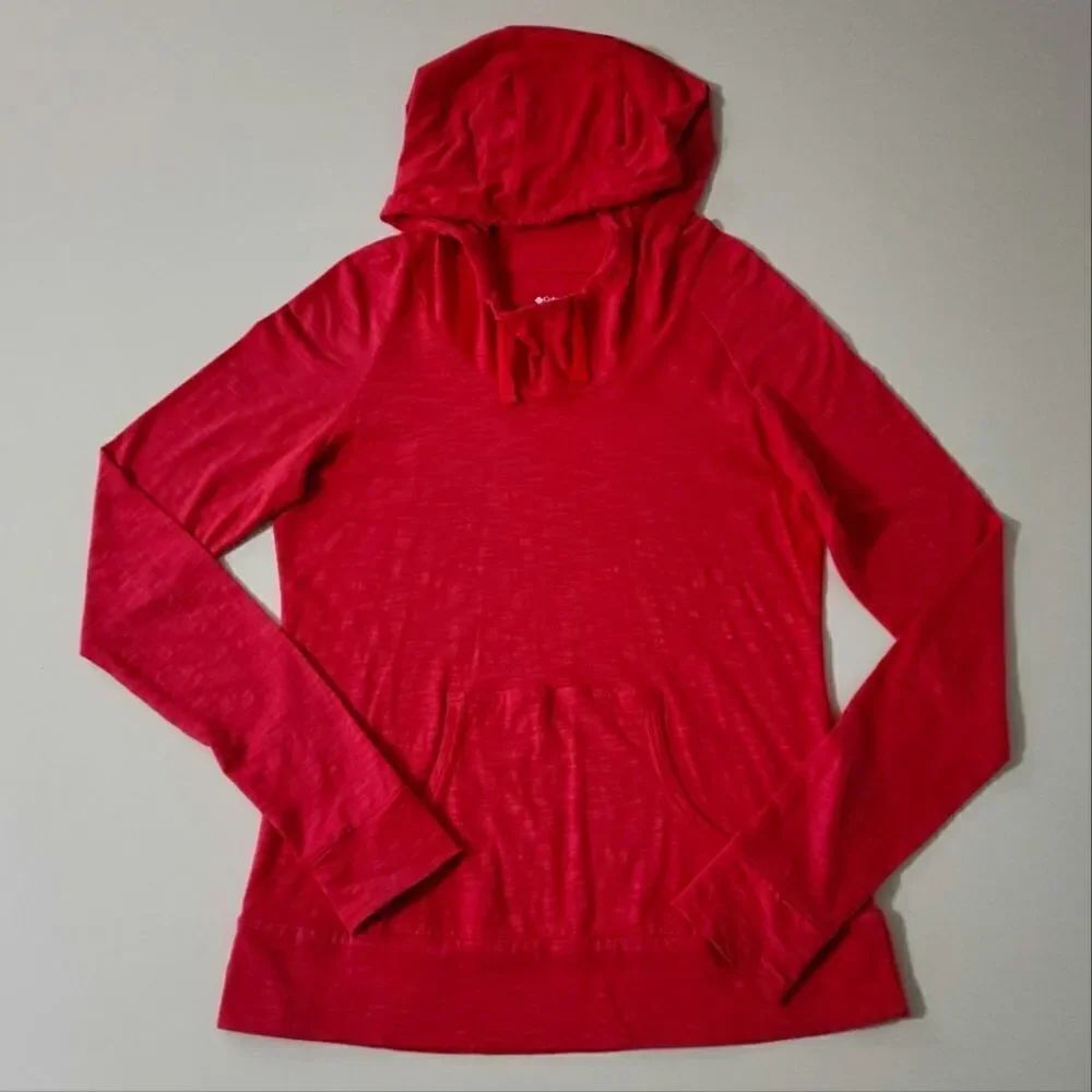 Columbia Sportswear Company Hooded   Long Sleeve Pullover Top